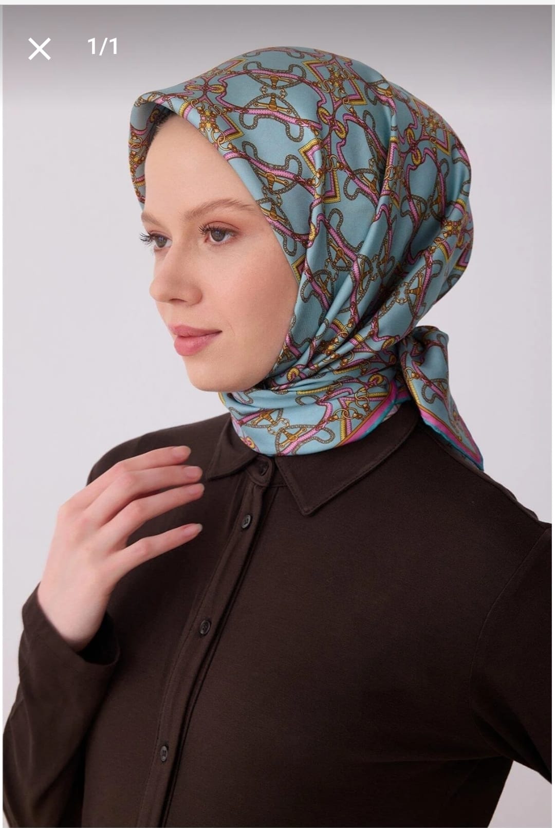 Belli Saf İpek Eşarp (4328-51)