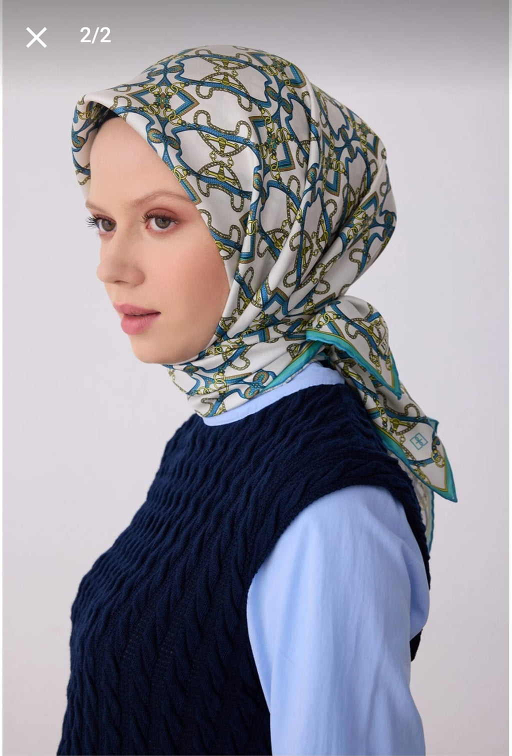 Belli Saf İpek Eşarp (4328-82)