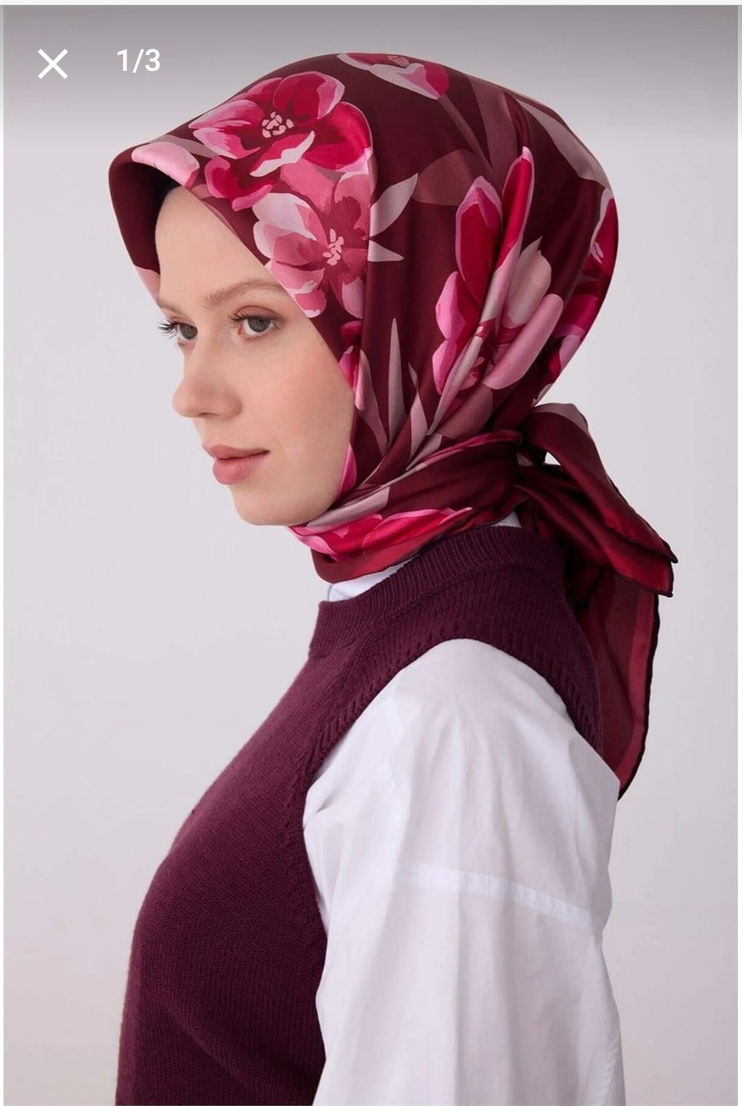 Belli Saf İpek Eşarp (4330-04)