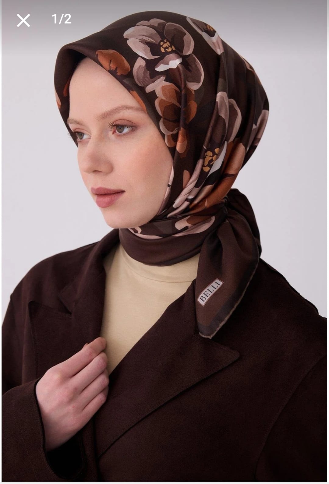 Belli Saf İpek Eşarp (4330-51)