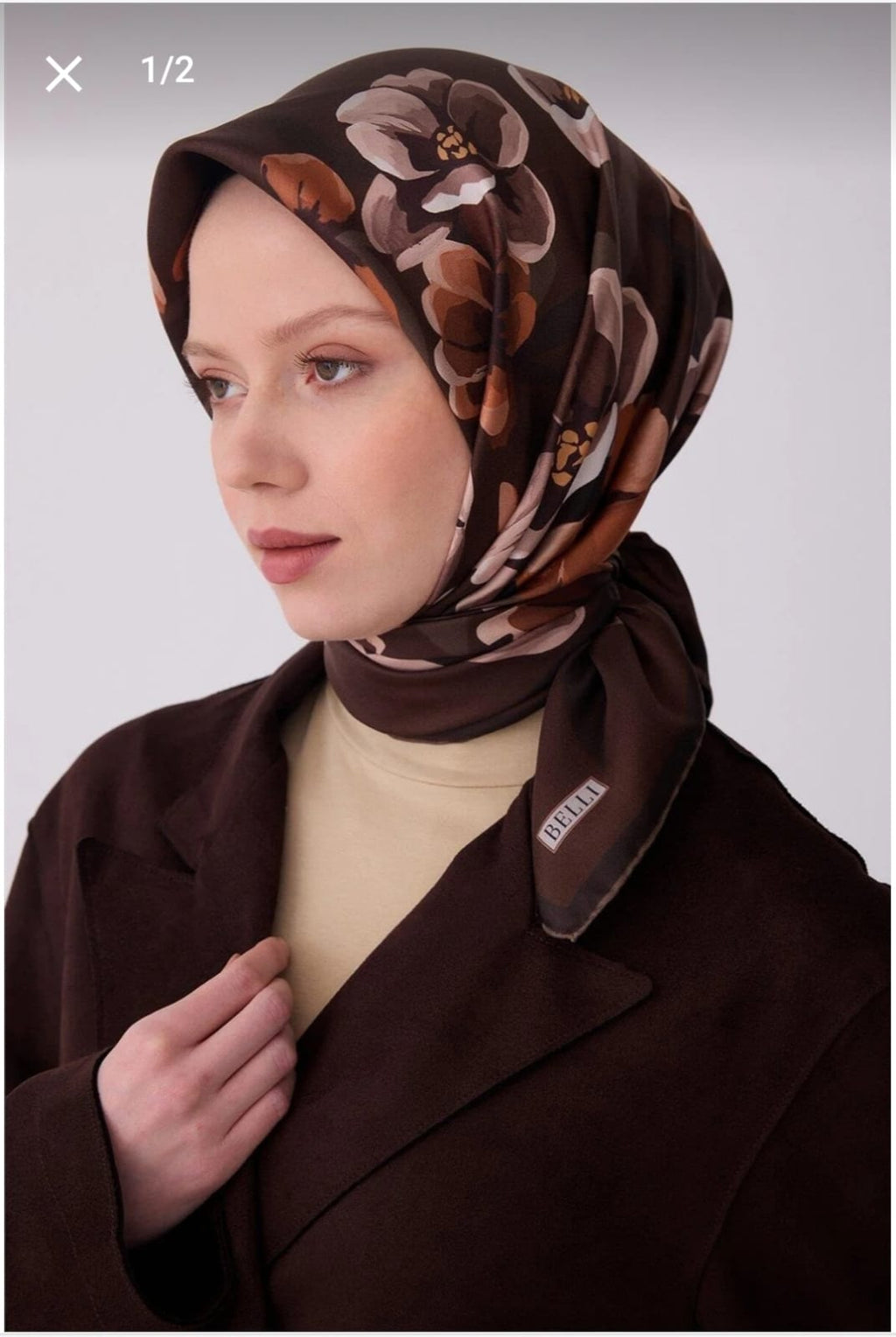 Belli Saf İpek Eşarp (4330-51)