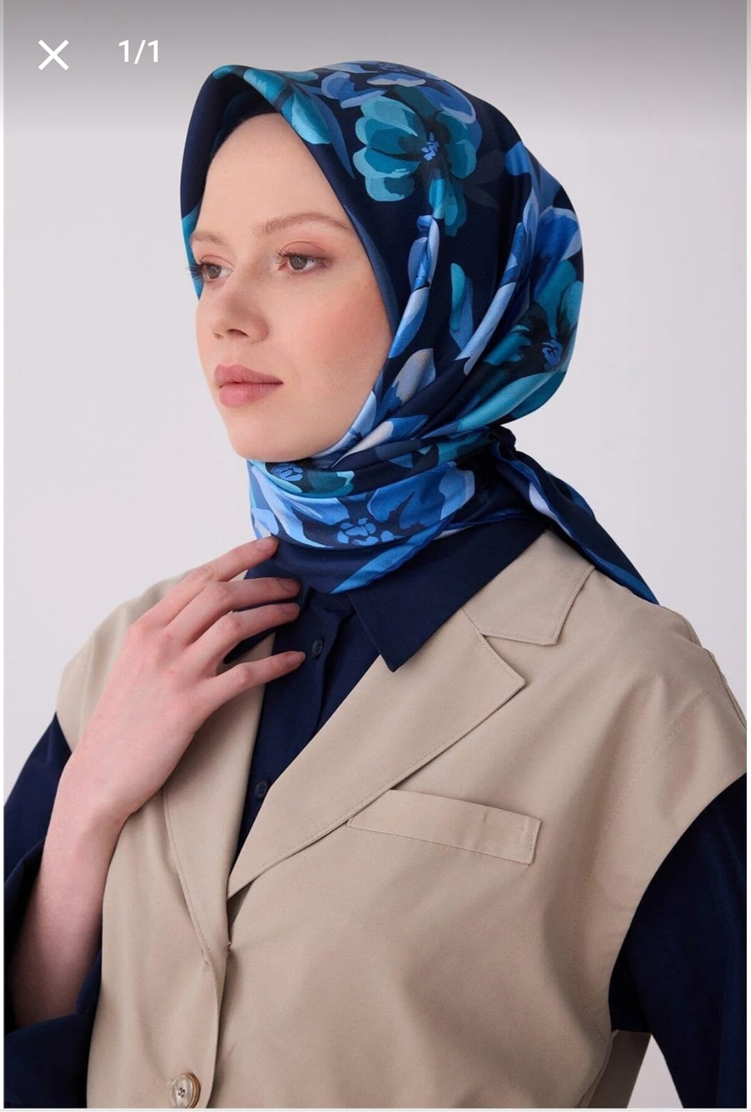 Belli Saf İpek Eşarp (4330-80)