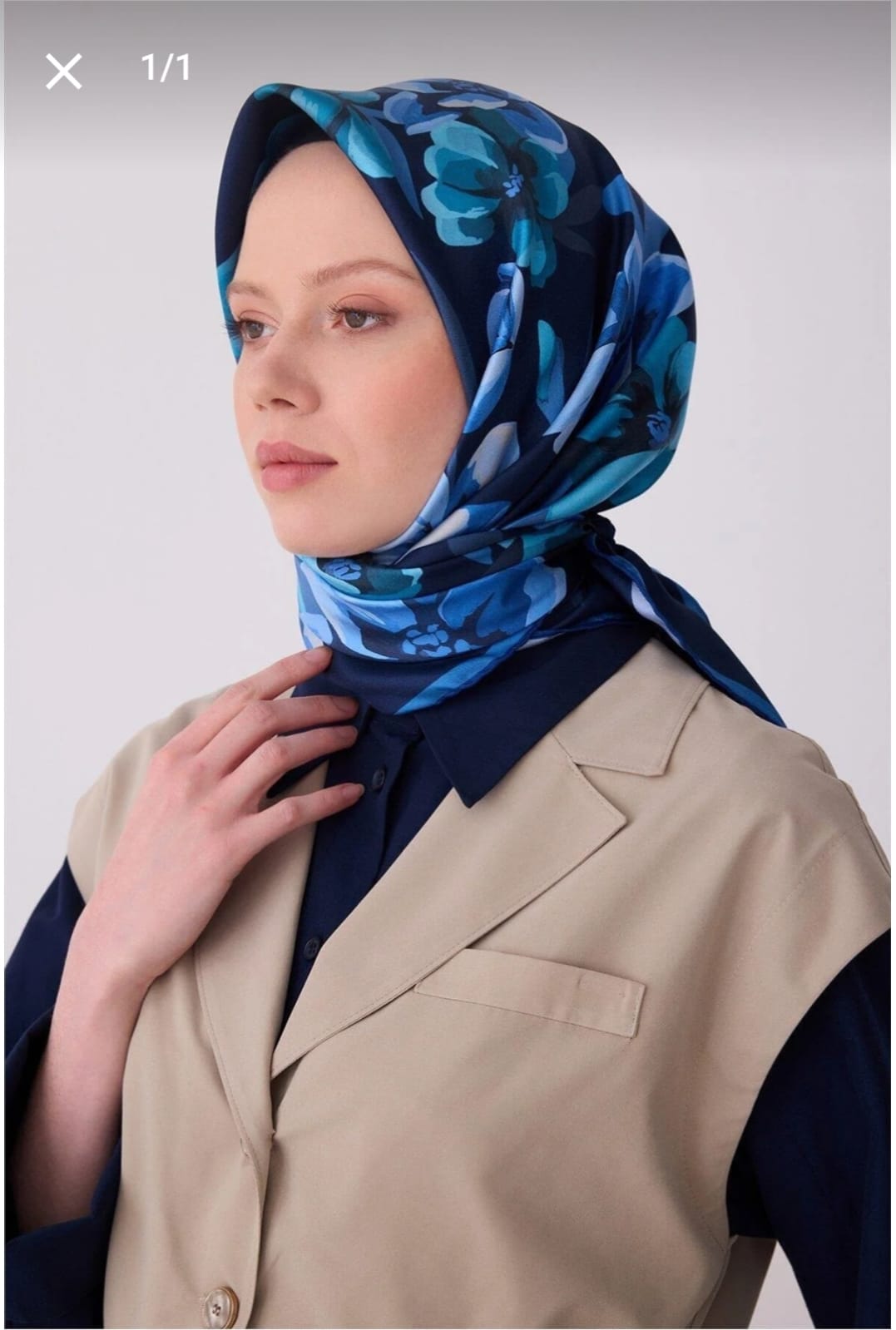 Belli Saf İpek Eşarp (4330-80)