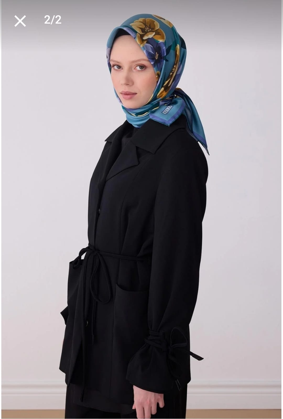 Belli Saf İpek Eşarp (4330-82)