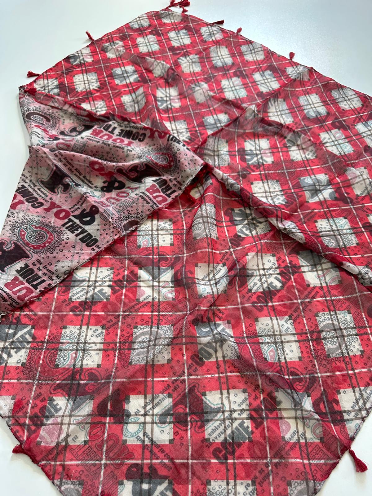 Çift Taraflı Eşarp