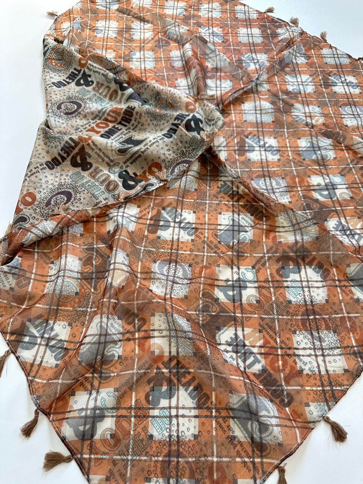 Çift Taraflı Eşarp