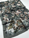 Fresh scarfs MADELEINE DESENLİ PAMUK VİSKON ŞAL Gri
