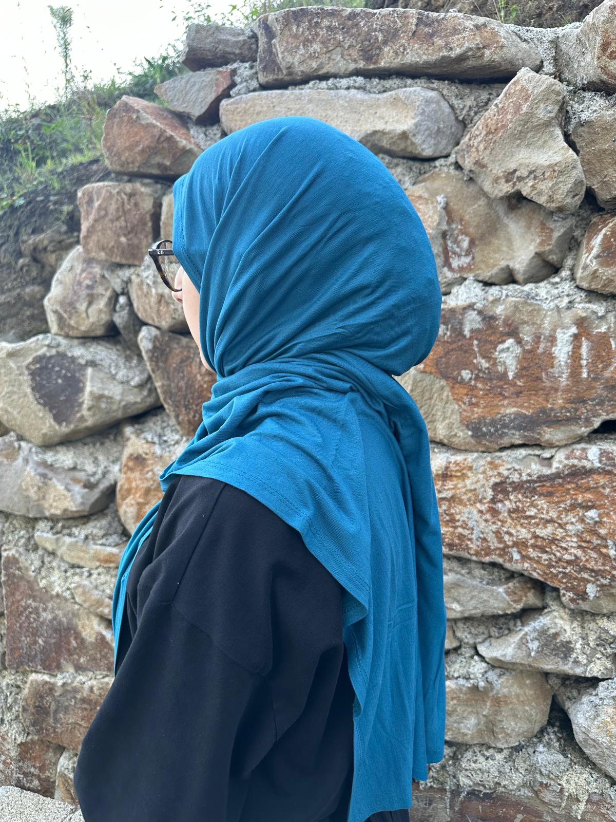 Fresh Scarfs Penye Şal (kot mavisi)