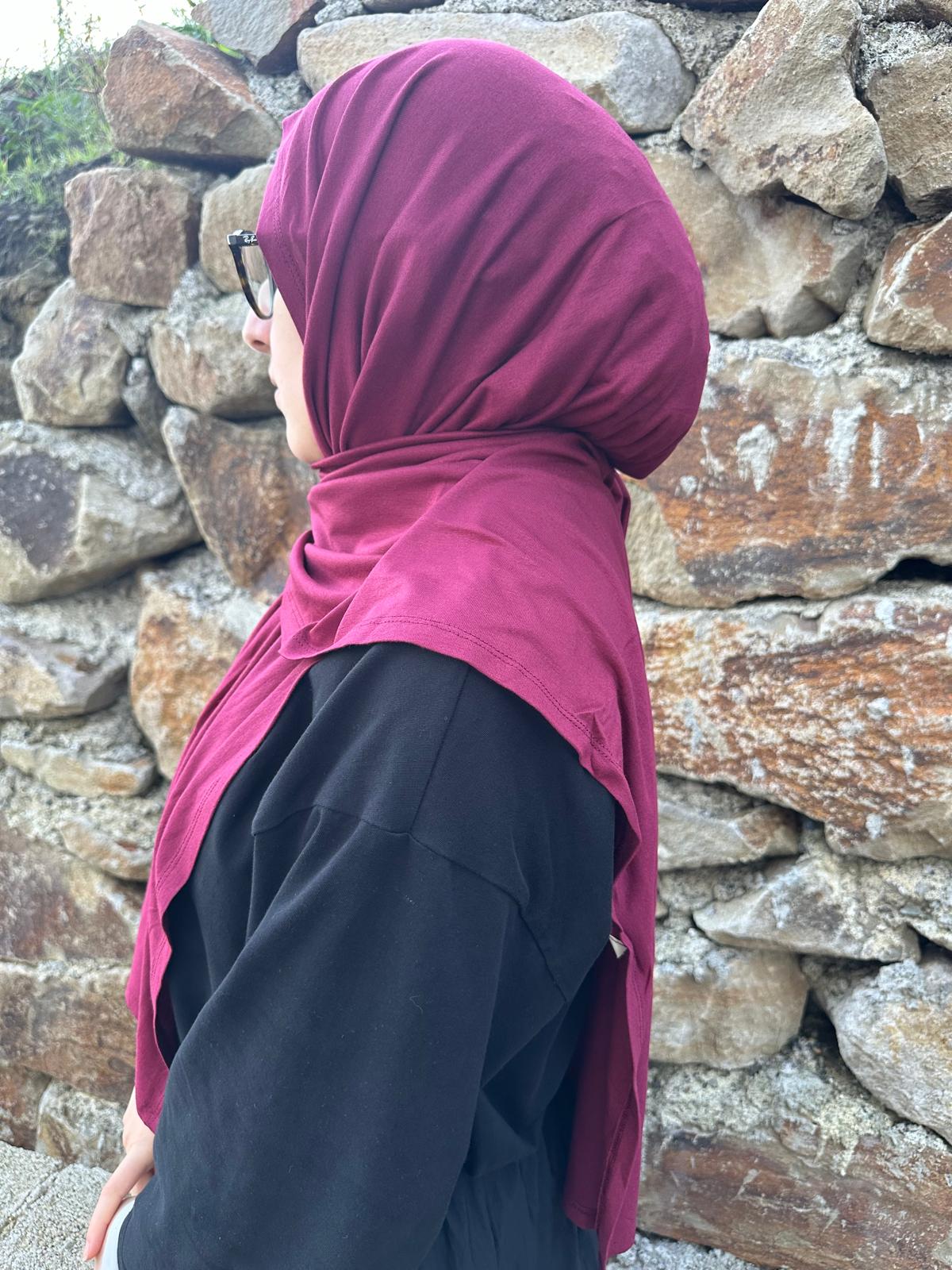 Fresh Scarfs Penye Şal (mürdüm)